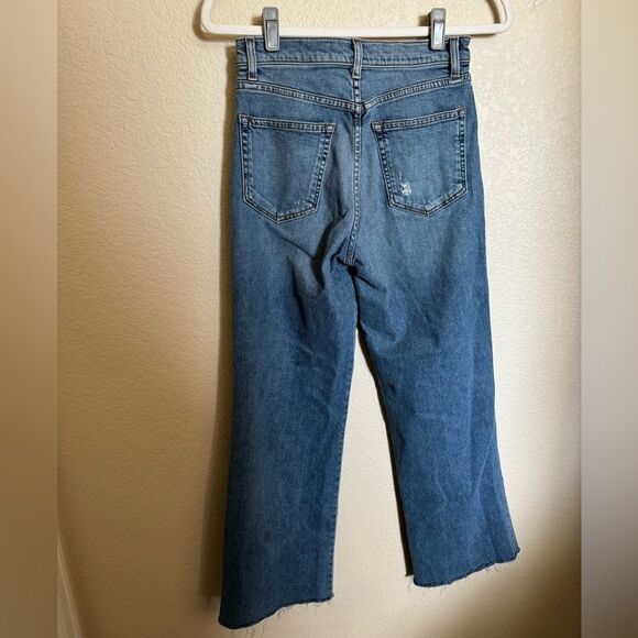 Reformation Stretch Flood Jean Size 26 in Catalina Wash‎ High Rise - Picture 6 of 8